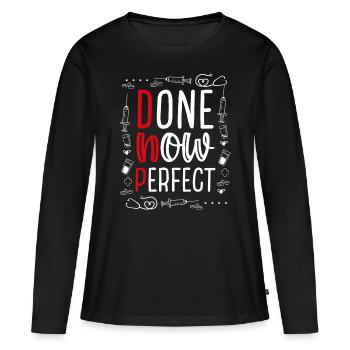 DNP Appreciation DNP Doctor DNP Nurse Graduate - Women's Premium Organic Long Sleeve Shirt - black - Front - Julia (174cm)