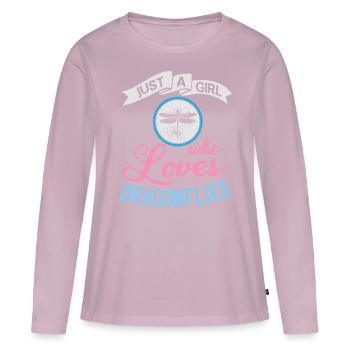 Dragonflies Flying Insect Quotes Entomologist - Women's Premium Organic Long Sleeve Shirt - dusky pink - Front - Julia (174cm)