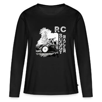 RC Buggy Racer radiographie voiture passe-temps - T-shirt manches longues Premium bio Femme - noir - Devant - Julia (174cm)