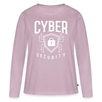Cyber Security Information Computer Sicherheit - Frauen Premium Bio Langarmshirt - Altrosa - Vorne - Julia (174cm)