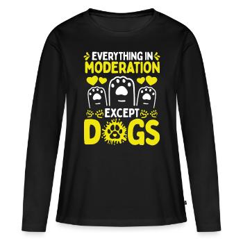Dog Rescue Shelter Dogs Adopt Dogs Funny Dog - Frauen Premium Bio Langarmshirt - Schwarz - Vorne - Julia (174cm)