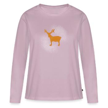 Elk - Women's Premium Organic Long Sleeve Shirt - dusky pink - Front - Julia (174cm)