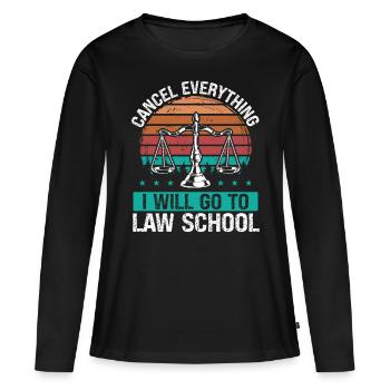 Law School Graduate Law Student Future Lawyer - Frauen Premium Bio Langarmshirt - Schwarz - Vorne - Julia (174cm)