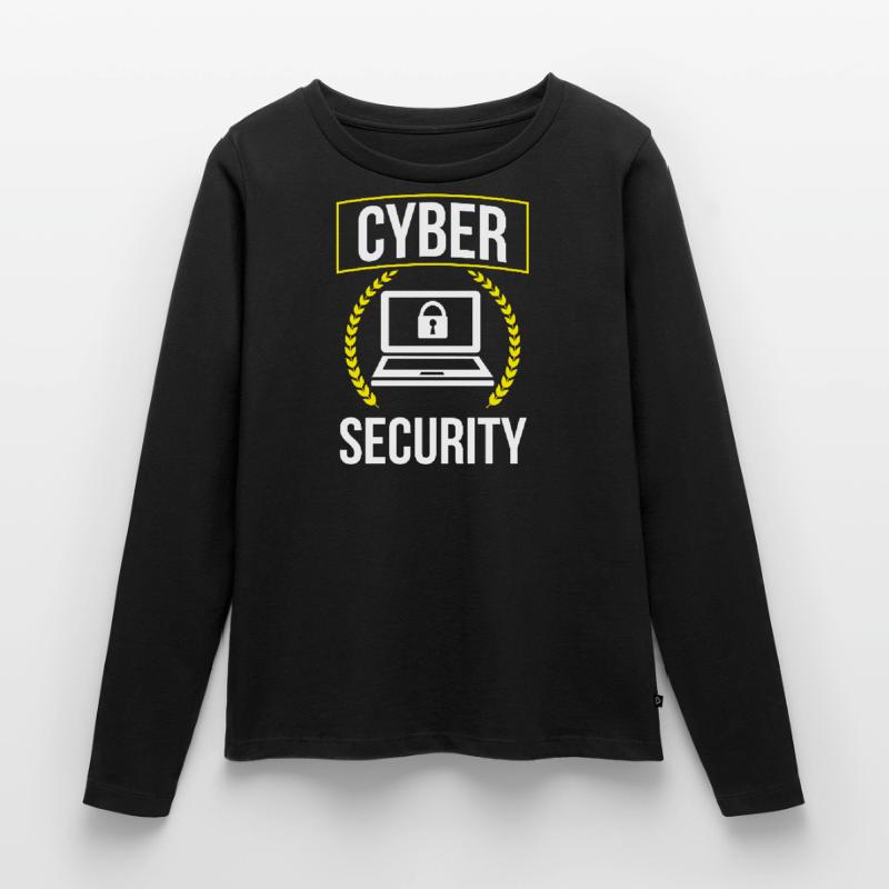 Cybersecurity Hacking Hack Hacker IT Security Women's Premium Organic Long Sleeve Shirt