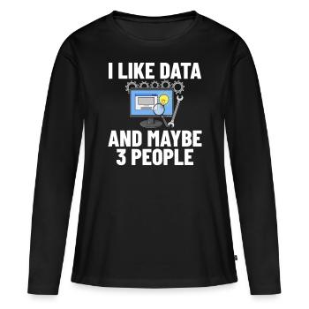 Software Development Software Developer Developer - Women's Premium Organic Long Sleeve Shirt - black - Front - Julia (174cm)