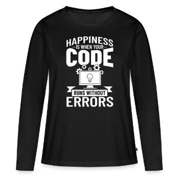 Software Development Software Developer Developer - Women's Premium Organic Long Sleeve Shirt - black - Front - Julia (174cm)