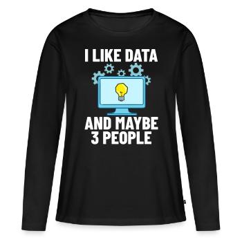 Software Development Software Developer Developer - Women's Premium Organic Long Sleeve Shirt - black - Front - Julia (174cm)