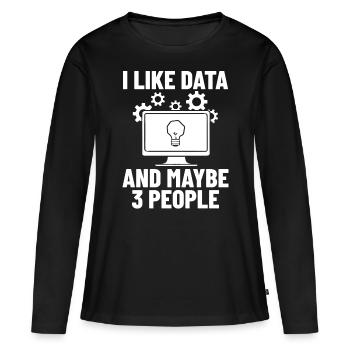 Software Development Software Developer Developer - Women's Premium Organic Long Sleeve Shirt - black - Front - Julia (174cm)