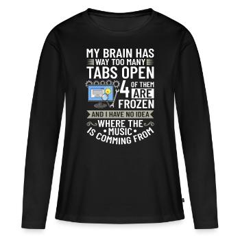 Software Development Software Developer Developer - Women's Premium Organic Long Sleeve Shirt - black - Front - Julia (174cm)
