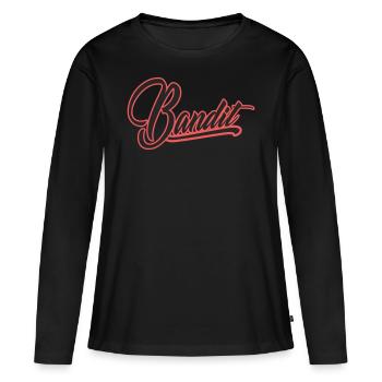 Bandit dieb clan ghetto bandits de rue chopper - T-shirt manches longues Premium bio Femme - noir - Devant - Julia (174cm)