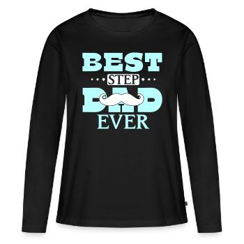 Meilleur beau-père jamais beau-père beau-père beau-père beau-père beau-père - T-shirt manches longues Premium bio Femme - noir - Devant - Julia (174cm)
