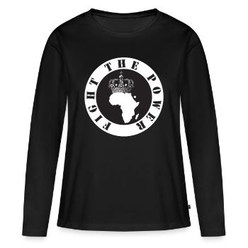 Africa Struggle Freedom Mandela Apartheid - Women's Premium Organic Long Sleeve Shirt - black - Front - Julia (174cm)