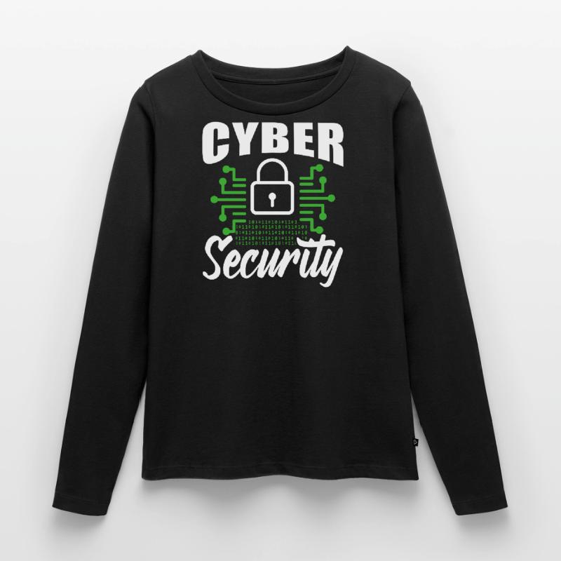Cybersecurity Hacker Hacking IT Security Hack Women's Premium Organic Long Sleeve Shirt