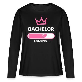 Félicitations aux étudiants au baccalauréat Félicitations - T-shirt manches longues Premium bio Femme - noir - Devant - Julia (174cm)