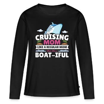 Cruise Vacation Family Excursion Design For A - Women's Premium Organic Long Sleeve Shirt - black - Front - Julia (174cm)