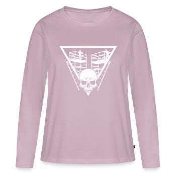 Scaffolding Builder Gift Work Occupation Construction Worker Job - Women's Premium Organic Long Sleeve Shirt - dusky pink - Front - Julia (174cm)