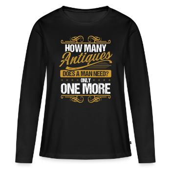 Antique Collector Antiquing Wax Treasure Hunter - Frauen Premium Bio Langarmshirt - Schwarz - Vorne - Julia (174cm)