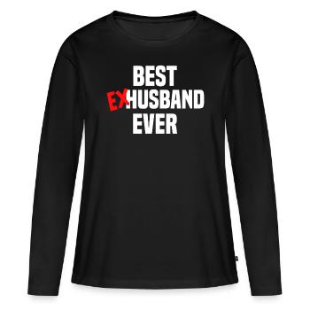 Divorce Séparation Mariage Ex Partie au divorce - T-shirt manches longues Premium bio Femme - noir - Devant - Julia (174cm)