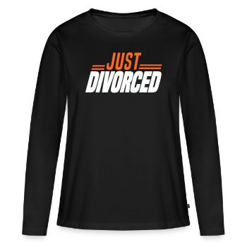 Divorce Séparation Mariage Ex Partie au divorce - T-shirt manches longues Premium bio Femme - noir - Devant - Julia (174cm)