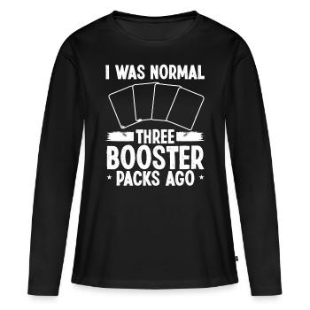 Trading Card Collecting Funny Trading Card Game - Frauen Premium Bio Langarmshirt - Schwarz - Vorne - Julia (174cm)