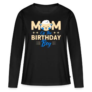 Élevage de moutons Élevage Élevage Mouton Cadeau - T-shirt manches longues Premium bio Femme - noir - Devant - Julia (174cm)
