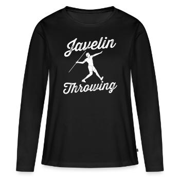 Javelin Throw Javelin Throw Javelin Throw Javelin - Women's Premium Organic Long Sleeve Shirt - black - Front - Julia (174cm)
