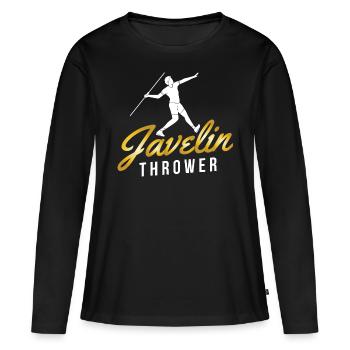 Javelin Throw Javelin Throw Javelin Throw - Women's Premium Organic Long Sleeve Shirt - black - Front - Julia (174cm)