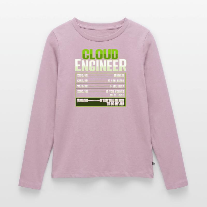 Sys Admin and Developer Cloud Devops Engineer Women's Premium Organic Long Sleeve Shirt