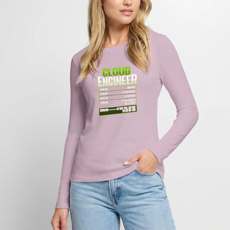 Sys Admin and Developer Cloud Devops Engineer Women's Premium Organic Long Sleeve Shirt