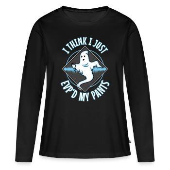 Je pense que je viens de faire un vice-président exécutif de mon pantalon - T-shirt manches longues Premium bio Femme - noir - Devant - Julia (174cm)