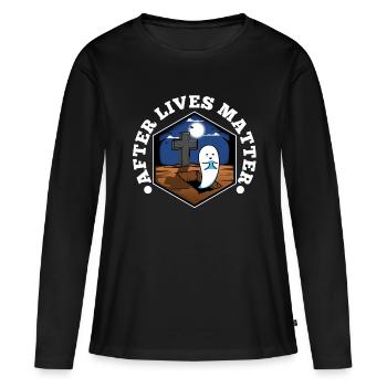 Après que des vies comptent - T-shirt manches longues Premium bio Femme - noir - Devant - Julia (174cm)
