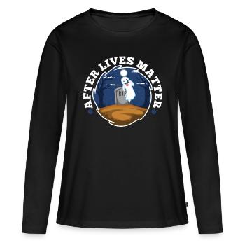 Après que des vies comptent - T-shirt manches longues Premium bio Femme - noir - Devant - Julia (174cm)