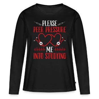 Future DNP Doctor Nursing School Nurse - Frauen Premium Bio Langarmshirt - Schwarz - Vorne - Julia (174cm)
