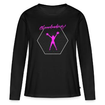 cheerleading - T-shirt manches longues Premium bio Femme - noir - Devant - Julia (174cm)