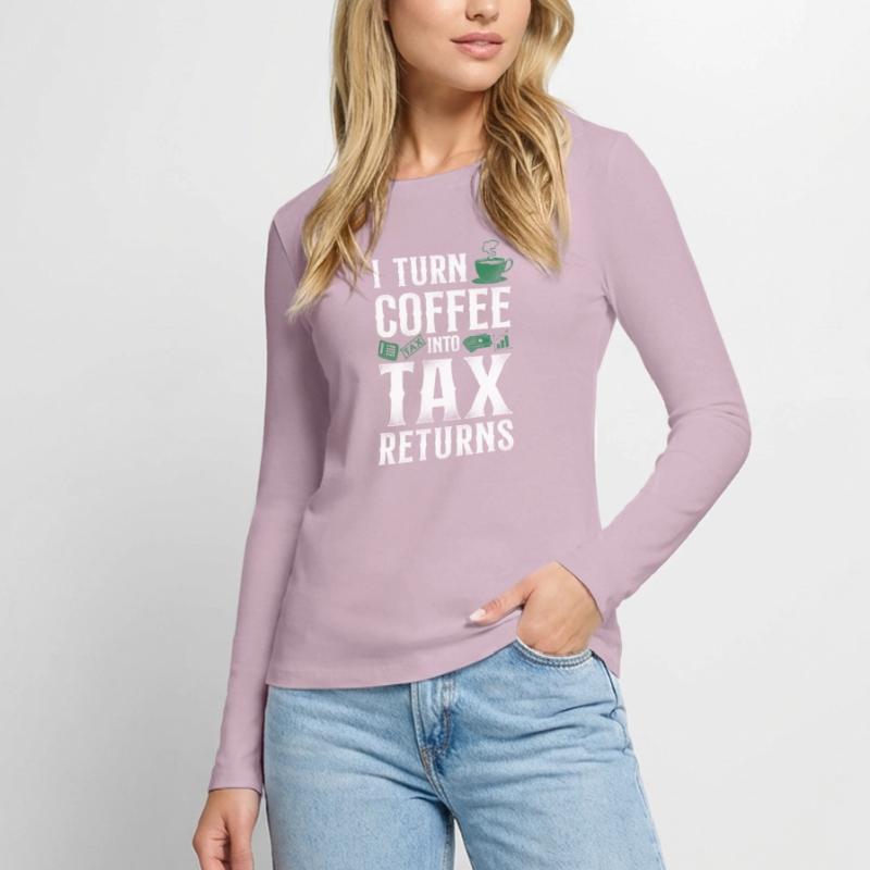 Comptable Comptable Comptable Comptabilité T-shirt manches longues Premium bio Femme