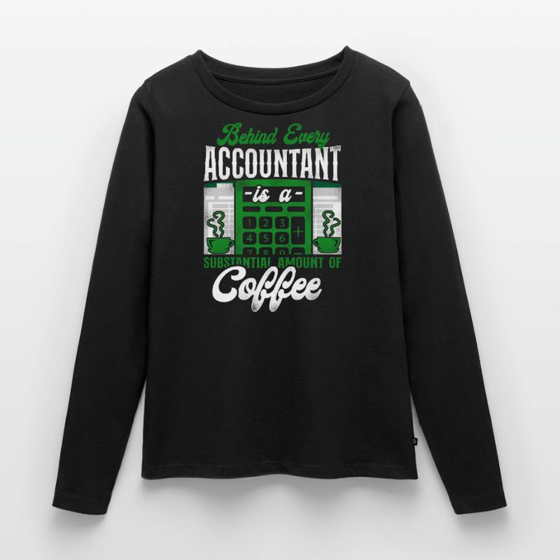 Comptable Comptable Comptable Comptabilité T-shirt manches longues Premium bio Femme