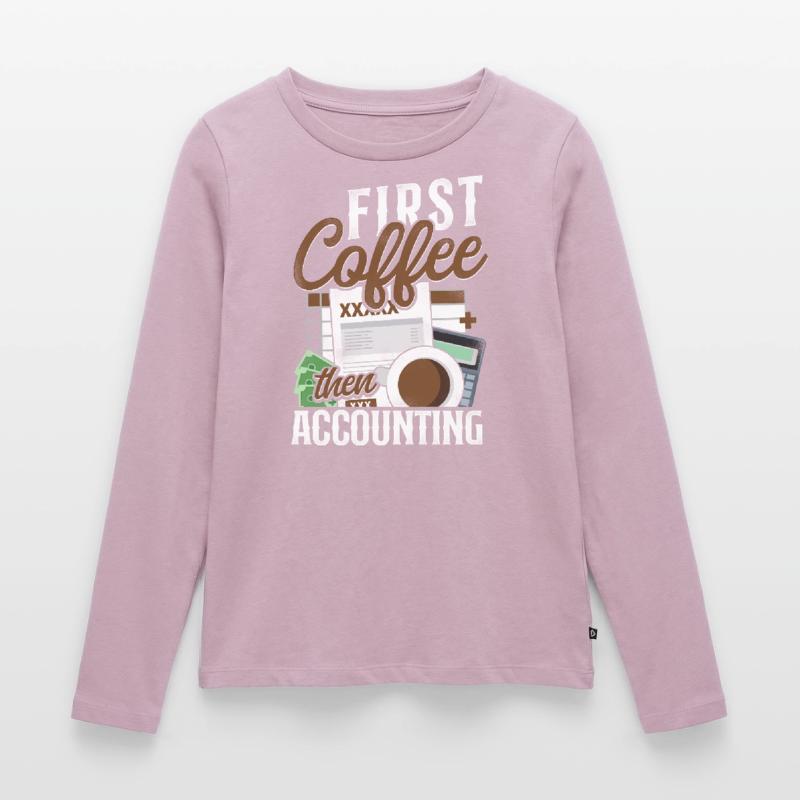 Comptable Comptable Comptable Comptabilité T-shirt manches longues Premium bio Femme