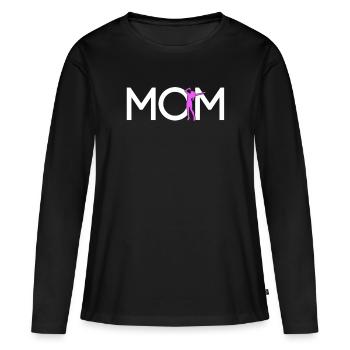 Sängerin Mama - Frauen Premium Bio Langarmshirt - Schwarz - Vorne - Julia (174cm)