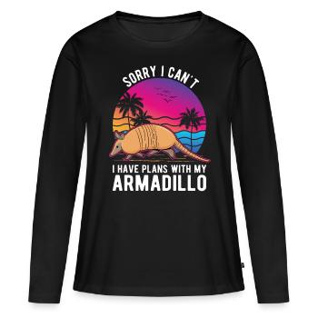 Tatou Cadeau Tatou - T-shirt manches longues Premium bio Femme - noir - Devant - Julia (174cm)