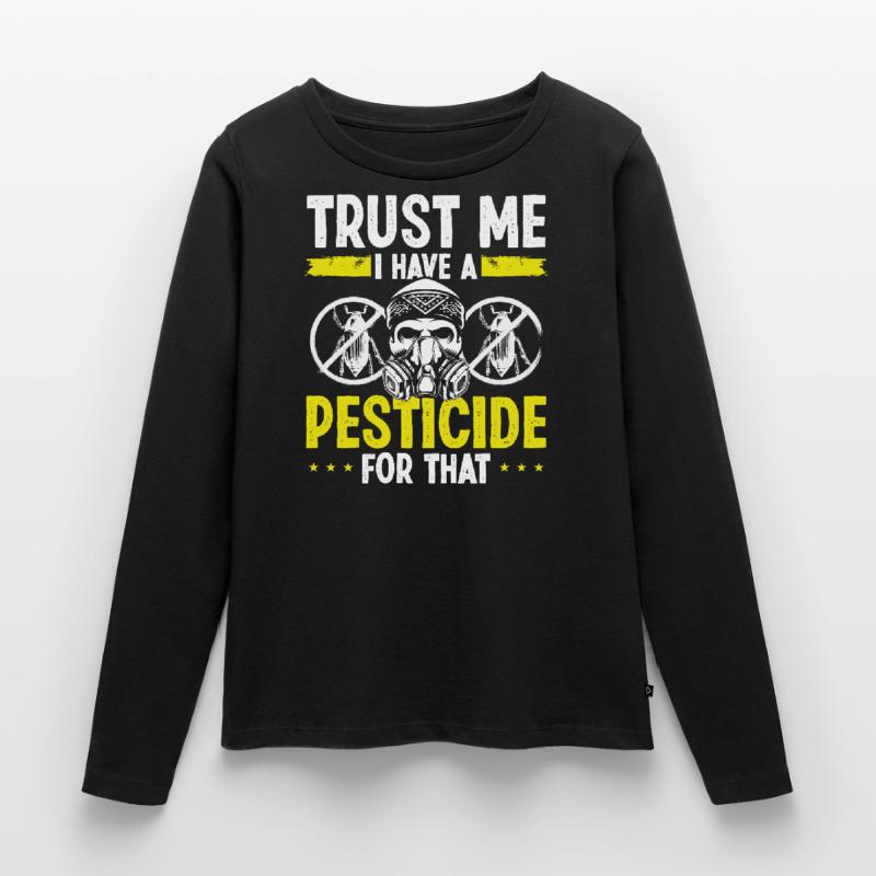 Pest Control Pest Controller Bug Killer Worker Frauen Premium Bio Langarmshirt