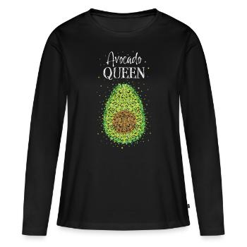 Avocat Queen Costume Remplacement Carnaval Carnaval - T-shirt manches longues Premium bio Femme - noir - Devant - Julia (174cm)