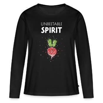 Radis Betterave Costume De Betterave Remplacement Carnaval Carnaval - T-shirt manches longues Premium bio Femme - noir - Devant - Julia (174cm)