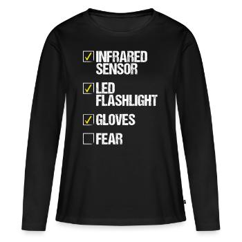 Animal Control Bug Killer Pest Control Worker - Frauen Premium Bio Langarmshirt - Schwarz - Vorne - Julia (174cm)
