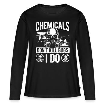 Pest Control Technician dont kill Bugs I doPest Co - Frauen Premium Bio Langarmshirt - Schwarz - Vorne - Julia (174cm)