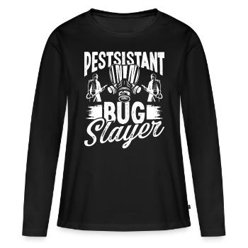 Pest Control Technician Animal Officer Chemicals - Frauen Premium Bio Langarmshirt - Schwarz - Vorne - Julia (174cm)