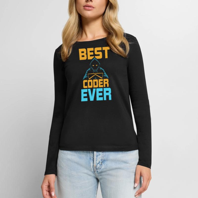 Best Programmer Ever Coder Code Coding Women's Premium Organic Long Sleeve Shirt