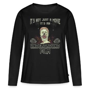 Film underground, Cinéma indépendant, Horreur - T-shirt manches longues Premium bio Femme - noir - Devant - Julia (174cm)
