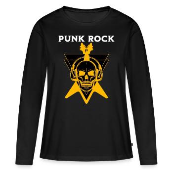 Punk Rock Punks - Women's Premium Organic Long Sleeve Shirt - black - Front - Julia (174cm)