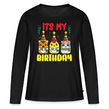 Not allowed in Nice Class 9,16; UK, EM, US - Women's Premium Organic Long Sleeve Shirt - black - Front - Julia (174cm)