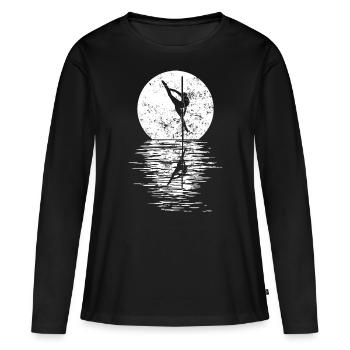 Pole Dance Dancer, Pole Dance, Pole Dancing - T-shirt manches longues Premium bio Femme - noir - Devant - Julia (174cm)
